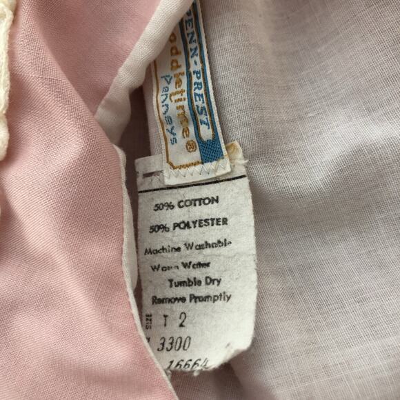 Vintage Pink Open Back Butterfly Top - Picture 6 of 6